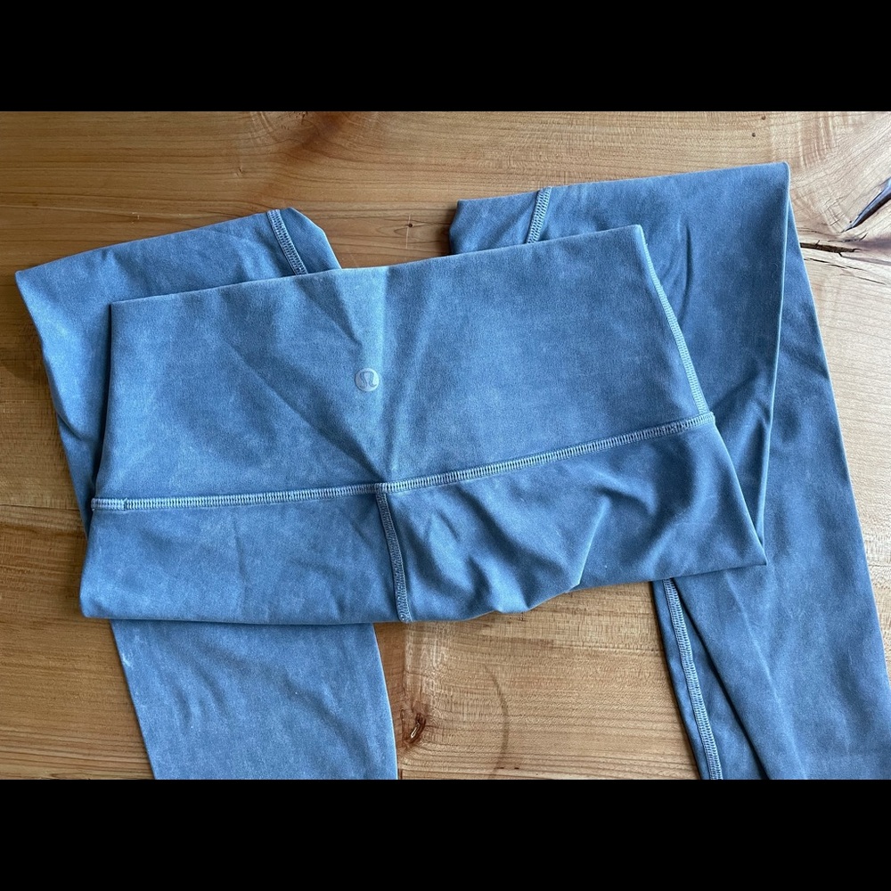 High waisted wunder under lululemon leggings